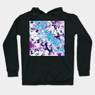 Purple waves Hoodie